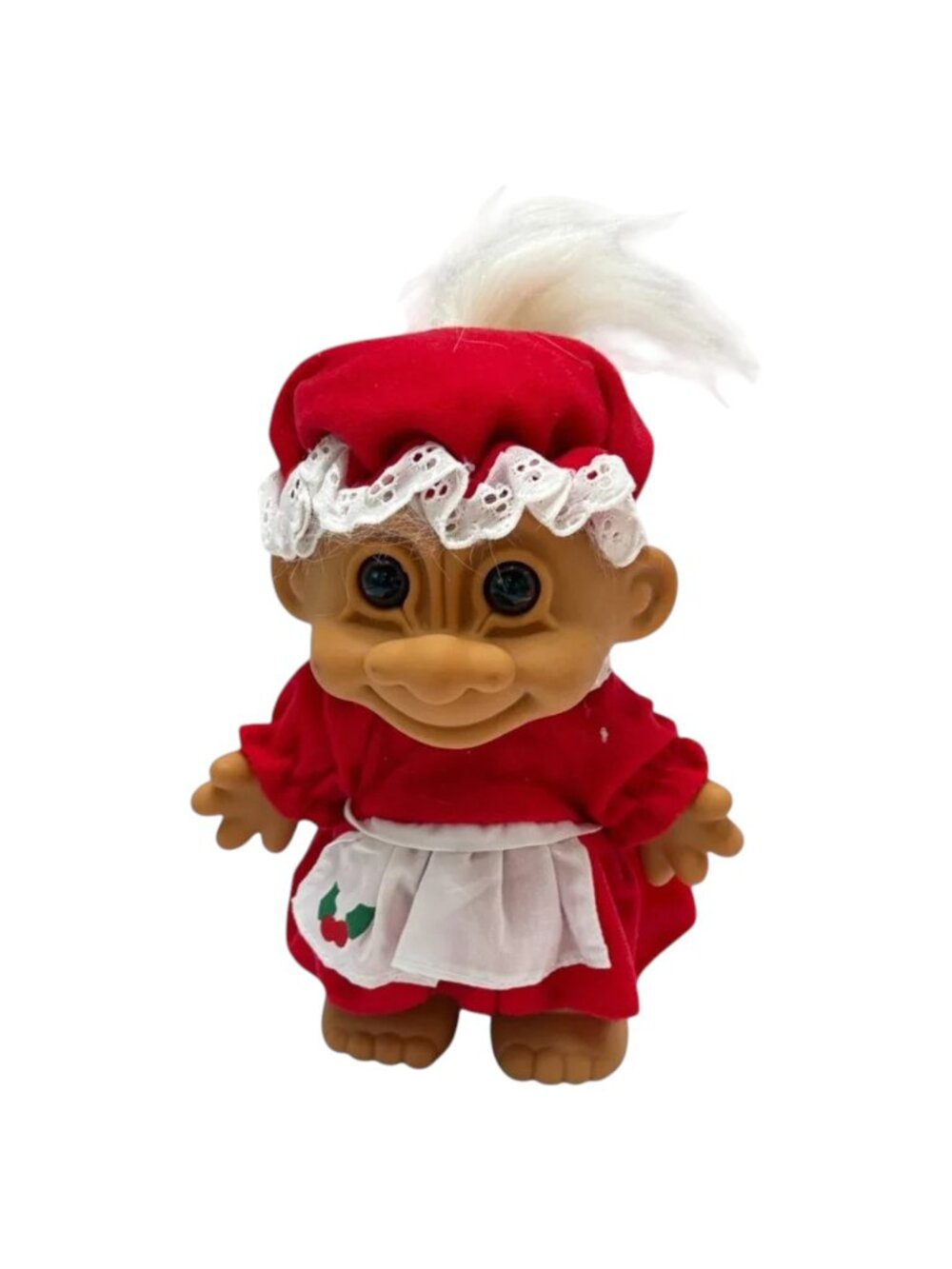 Russ Troll Doll 8 inch Mrs‎ Claus Original Vintage 1990s Toy Christmas Decor